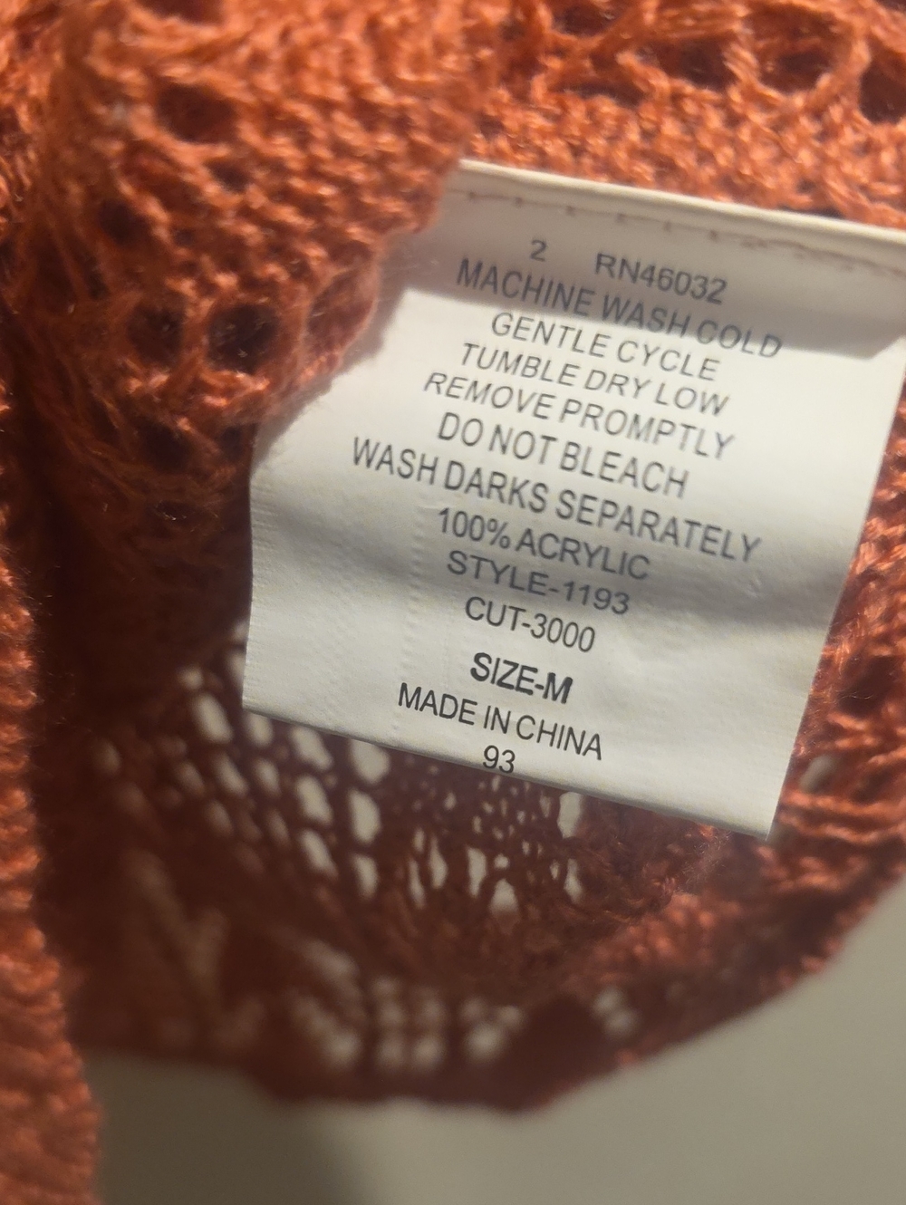 NWT Southern Lady Open Weave Top - Picture 9 of 9